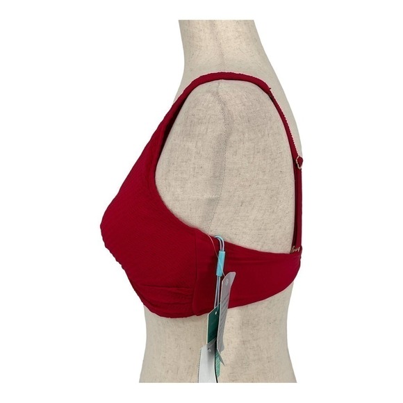 Sea Level Messina Cross Front Multifit Red Swimsuit Bra Size 6 NWT- MSRP $84.95 - Picture 5 of 10